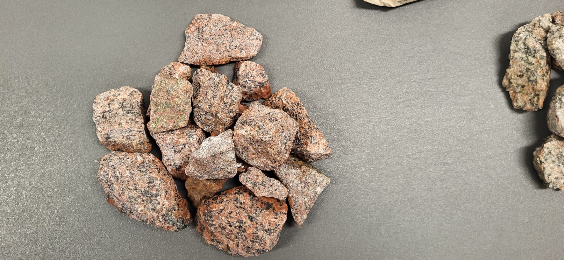 Gabionsten korrekt fraktion Röd granit