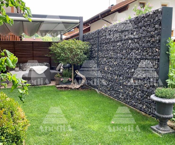 Gabion staket insynsskydd